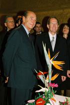 50 ans du cern jacques chirac et joseph deiss