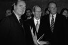 50 ans du cern jacques chirac, joseph deiss, juan carlos