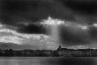 Genève la rade, un jour d&apos;orage