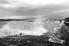 Tempête sur le lac léman