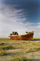 Dans le désert de la mer d&apos;Aral